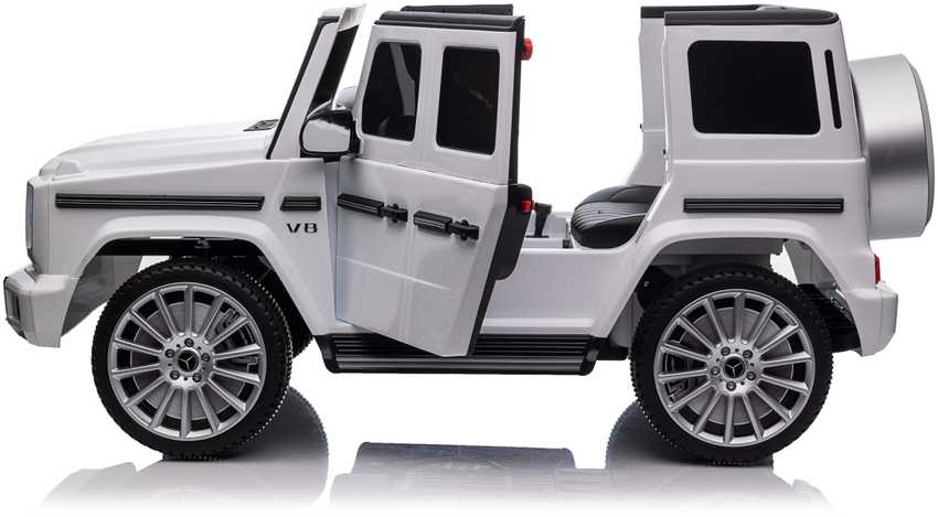 Vaikiškas elektromobilis HATIS "Mercedes G500", baltas