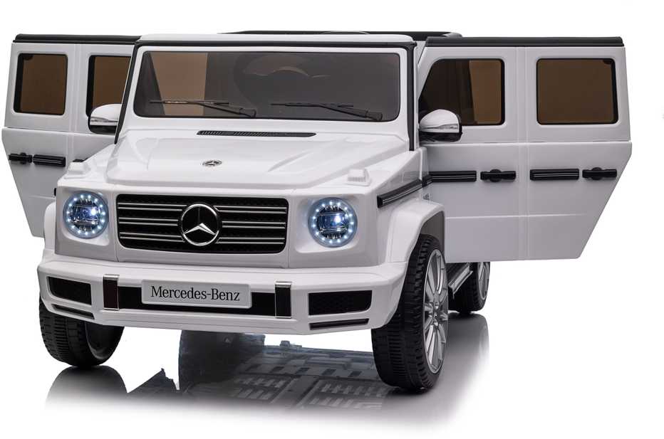 Vaikiškas elektromobilis HATIS "Mercedes G500", baltas