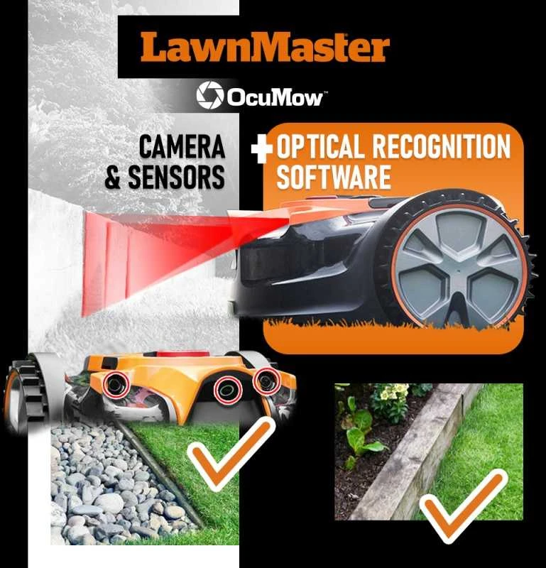 Belaidis vejos pjovimo robotas Lawnmaster, 24 V, 8 Ah, 400m2