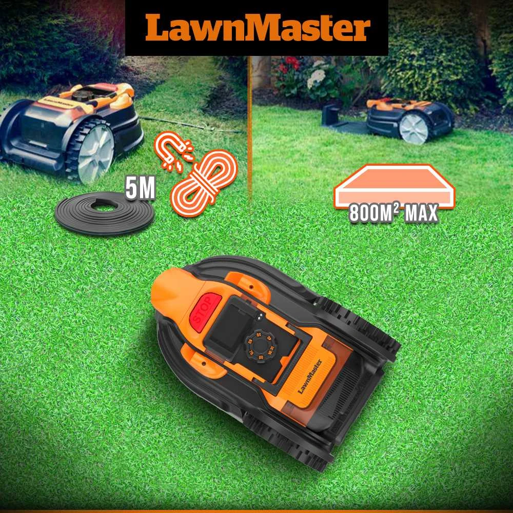 Belaidis vejos robotas Lawnmaster VBRM20D, 24V, 4 Ah, 800 m2