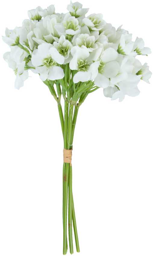 Dirbtinė gėlė FLOWERLY H30cm sniego rožė, mišinys