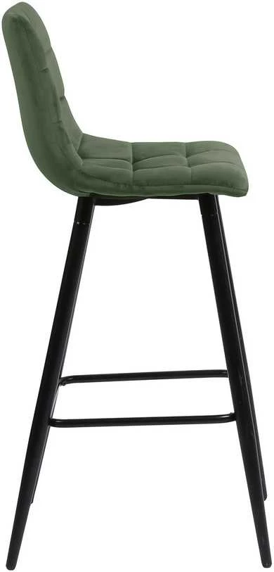 Home4You Bar chair CHILLI forest žalias velvet