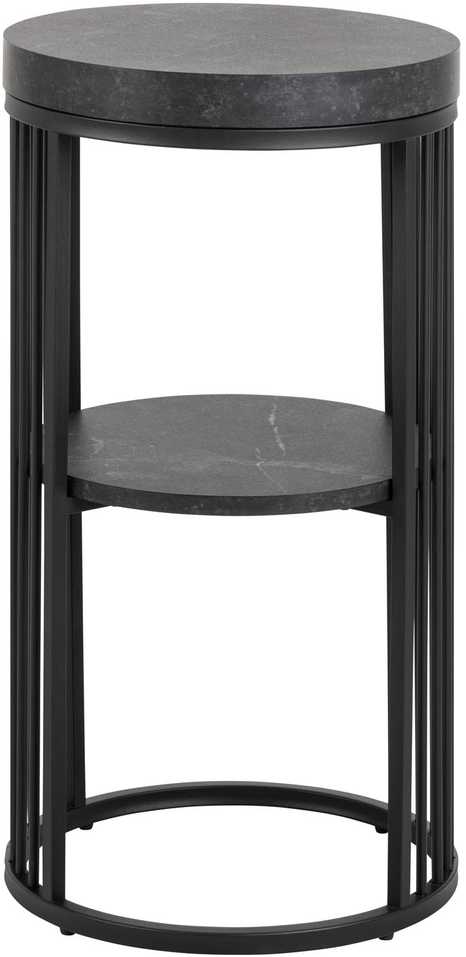 Home4You Naktinis staliukas STRINGTON D35xH65cm, juodas