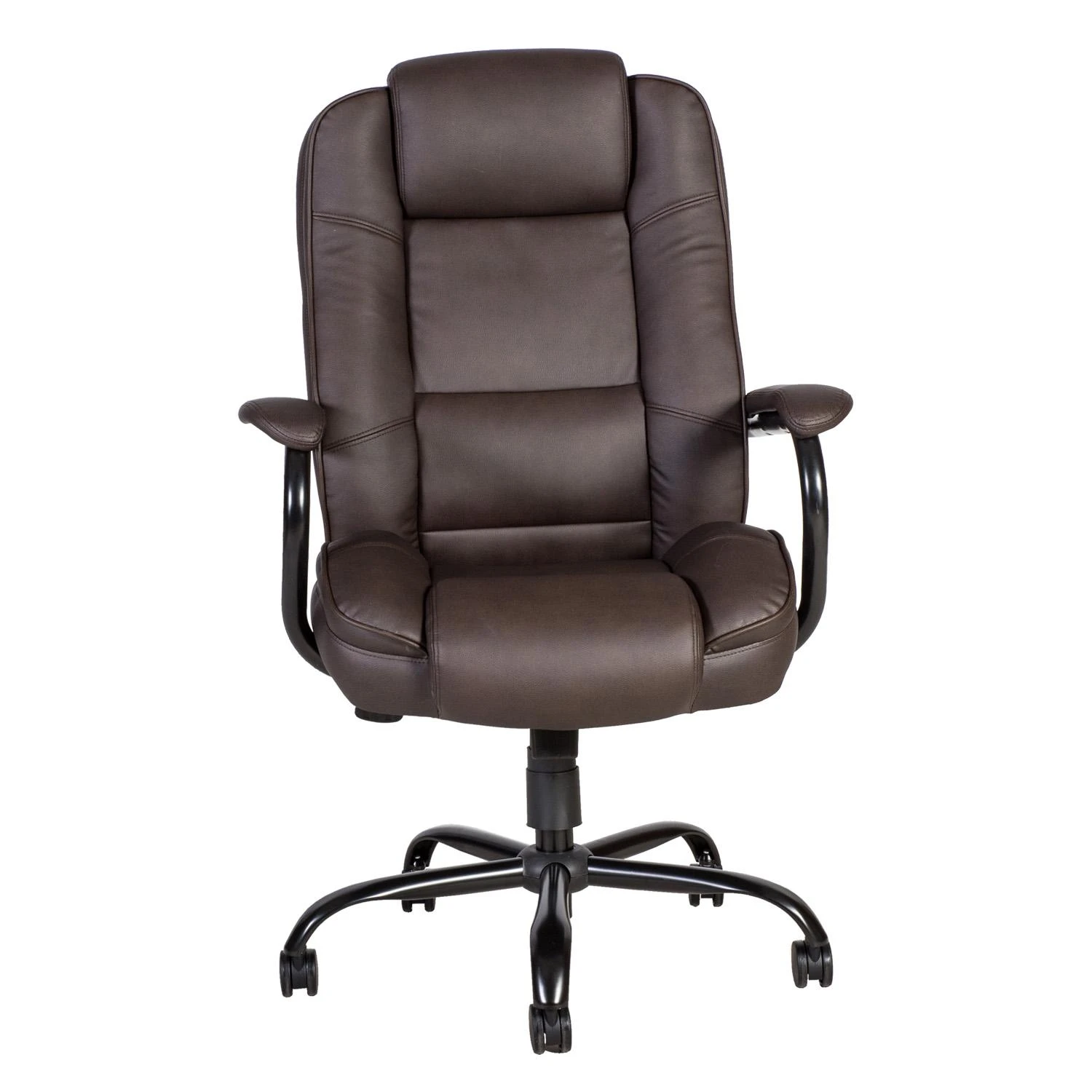 Tamsiai ruda vadovo kėdė ELEGANT XXL