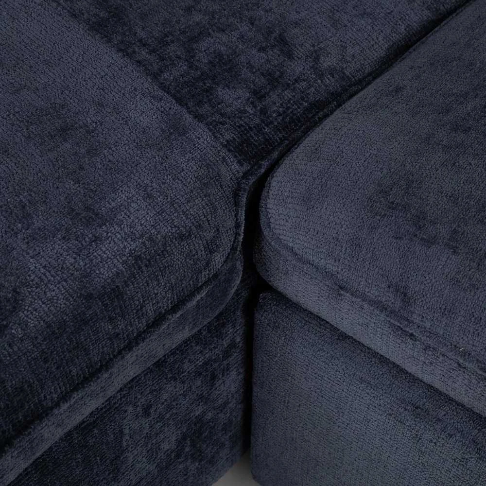 Home4You Mėlyna Kampinė sofa-lova CLOUD mėlyna