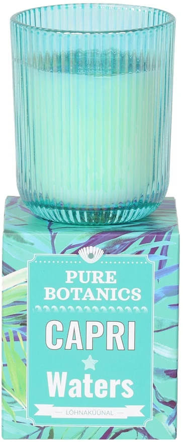 Lova Žvakė „PURE BOTANICS“, D 7,5 x H 9,5 cm, „Capri Waters“