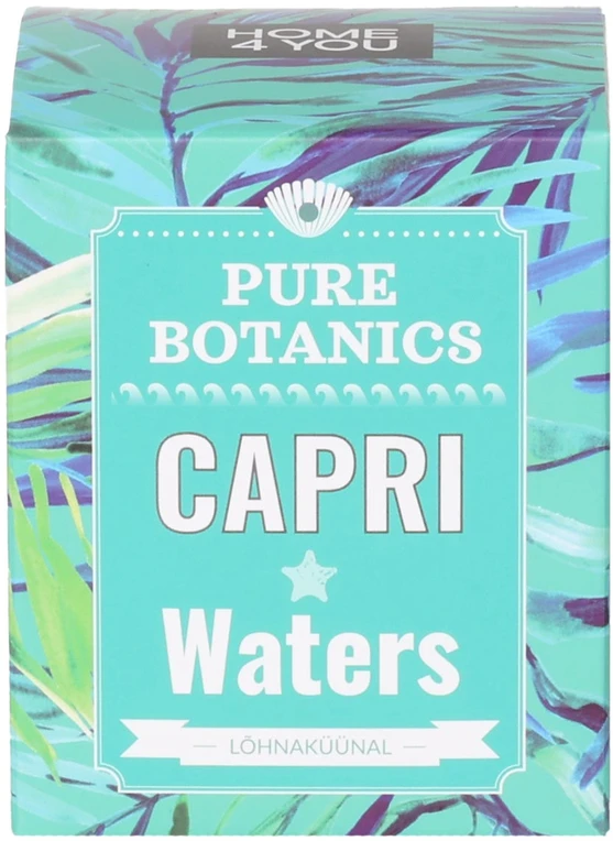 Lova Žvakė „PURE BOTANICS“, D 7,5 x H 9,5 cm, „Capri Waters“