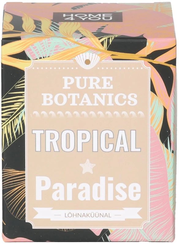 Lova Žvakė „PURE BOTANICS“, D7,5 x H9,5 cm, „Tropinis rojus“