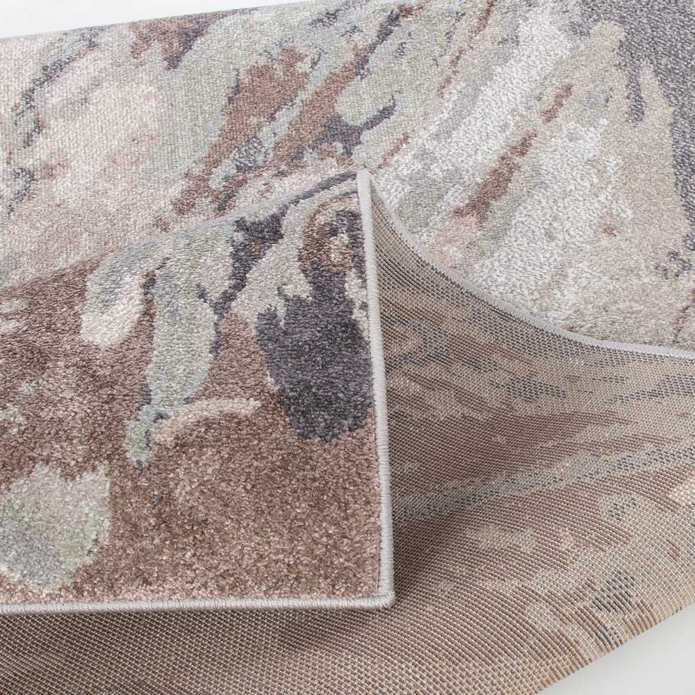 Kilimas „SANFORD-8“, 100 x 150 cm, mėlynas/smėlio spalvos