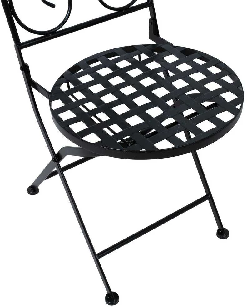 Home4You Chair CHECKER juodas metal