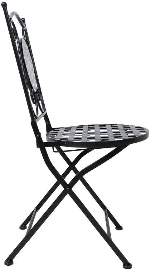 Home4You Chair CHECKER juodas metal