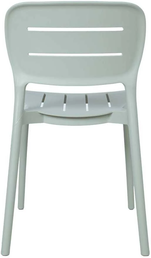 Home4You Kėdė MANGO 42,5x53,5xH79cm Žalsvai pilkas plastikas