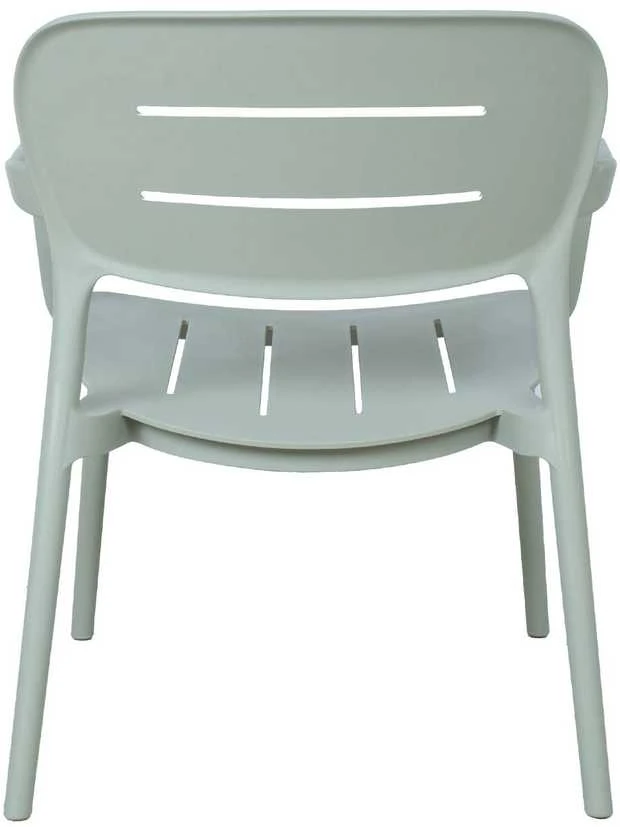 Home4You Kėdė MANGO 64x66xH75,5cm Žalsvai pilkas plastikas