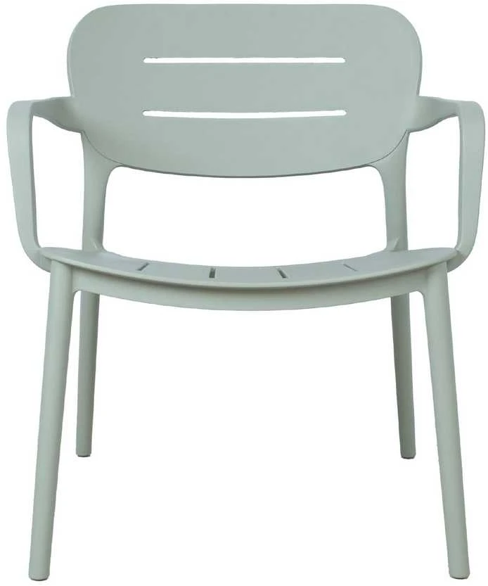 Home4You Kėdė MANGO 64x66xH75,5cm Žalsvai pilkas plastikas