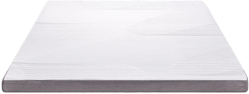 Čiužinys Home4You Antčiužinis su vėsinančiu geliniu viskoelastiniu putplasčiu, pilkas, 160 x 200 x 8 cm