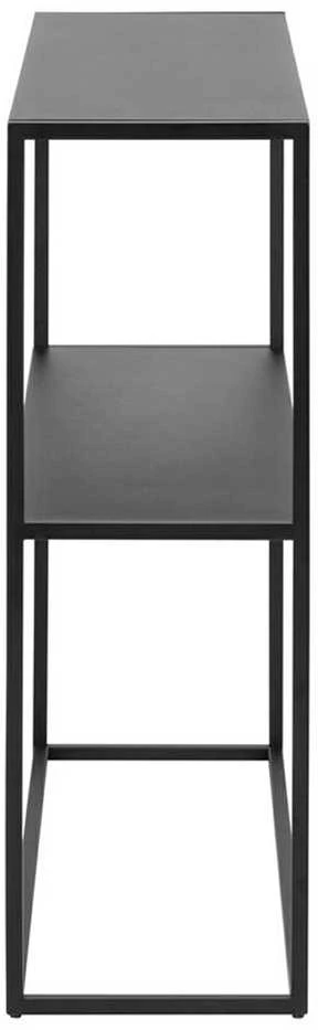 Fotelis Home4You Konsolinis staliukas NEWTON 79,5x26xH80,5cm, juodas