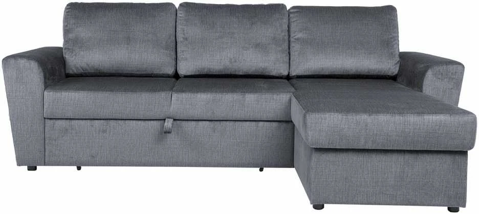 Home4You Kampinė sofa-lova INGMAR melsvai pilka
