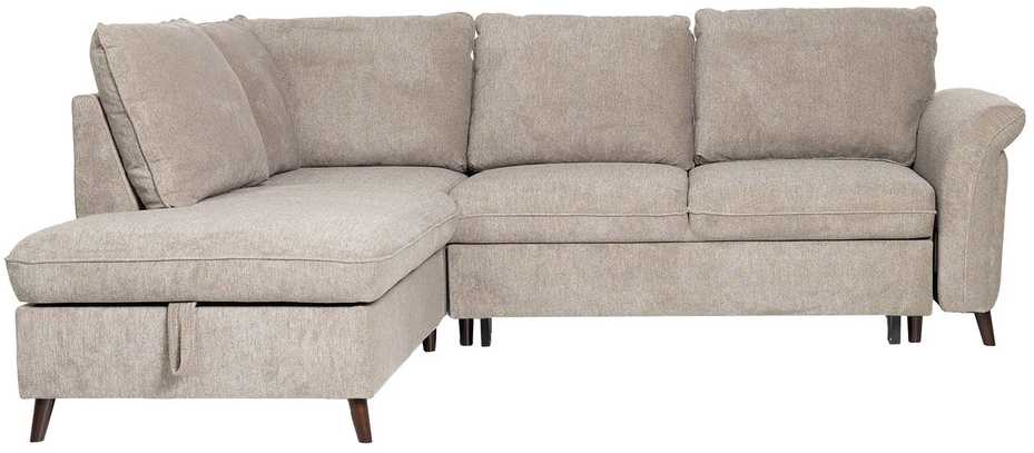 Home4You Sofa-lova LINDY LC, Kampinė, Šviesiai Ruda