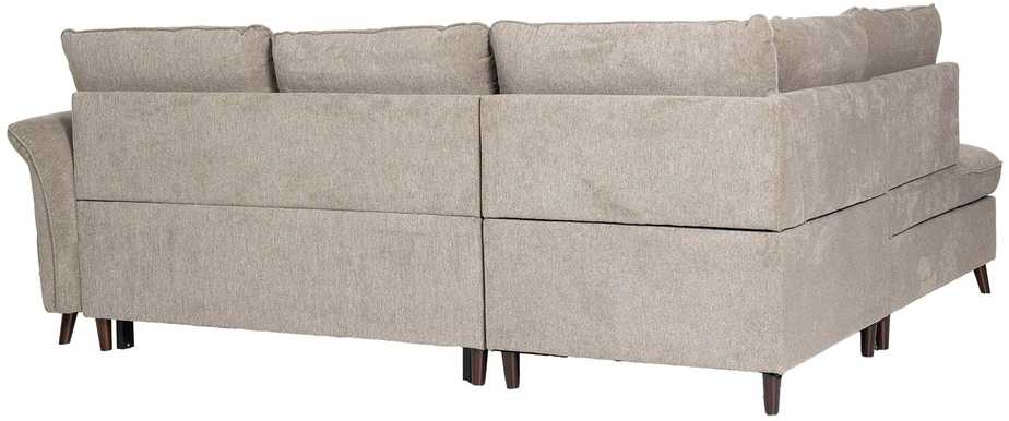 Home4You Sofa-lova LINDY LC, Kampinė, Šviesiai Ruda
