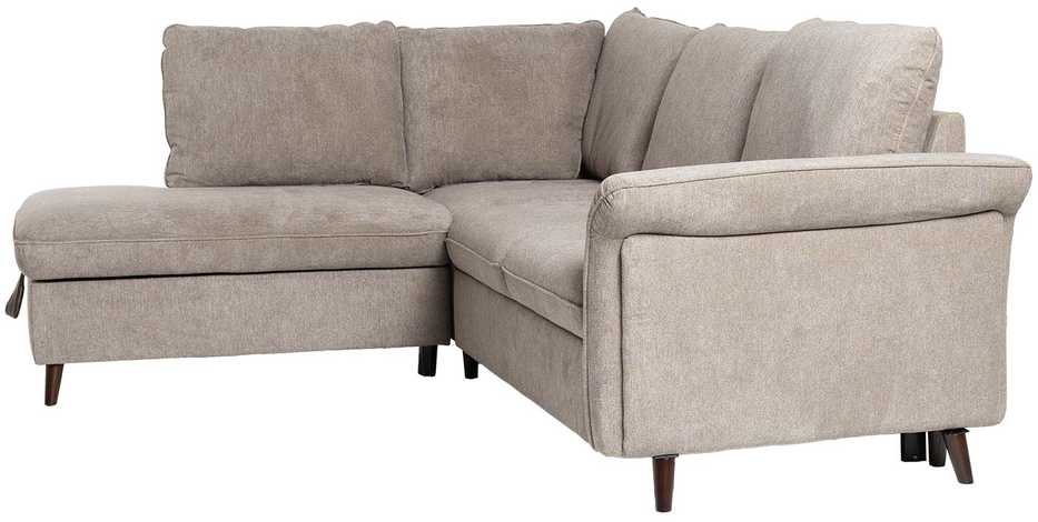 Home4You Sofa-lova LINDY LC, Kampinė, Šviesiai Ruda