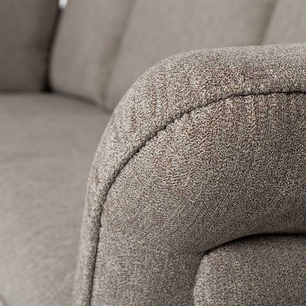 Home4You Sofa-lova LINDY LC, Kampinė, Šviesiai Ruda