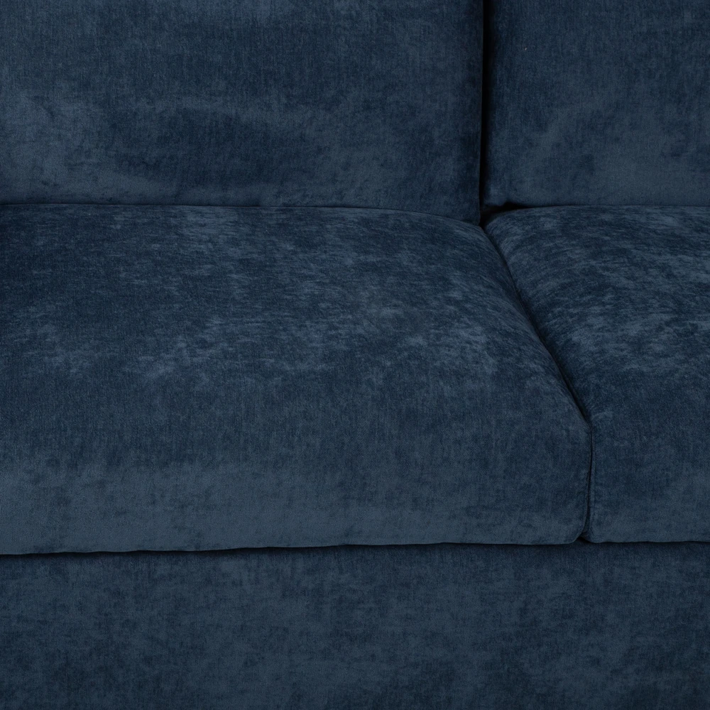 Kampinė miegamoji sofa „SCALA“, mėlyna