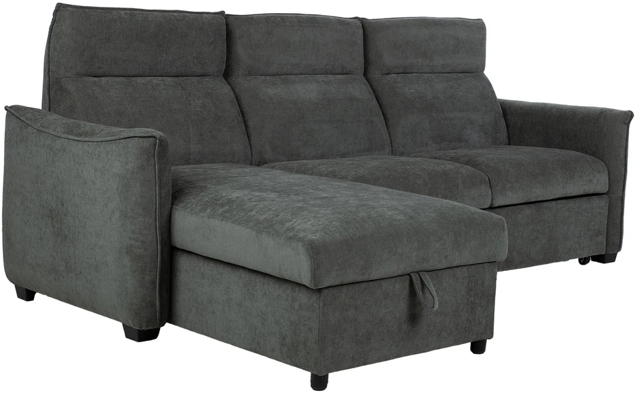 Kampinė sofa-lova „SCALA“, alyvuogių žalios spalvos