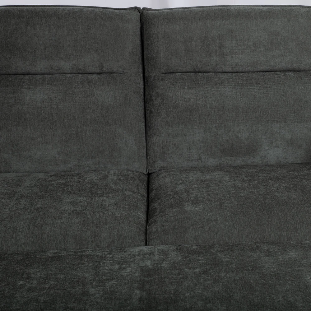 Kampinė sofa-lova „SCALA“, alyvuogių žalios spalvos