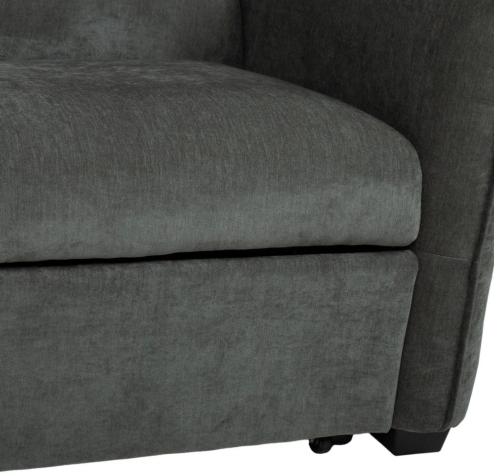 Kampinė sofa-lova „SCALA“, alyvuogių žalios spalvos