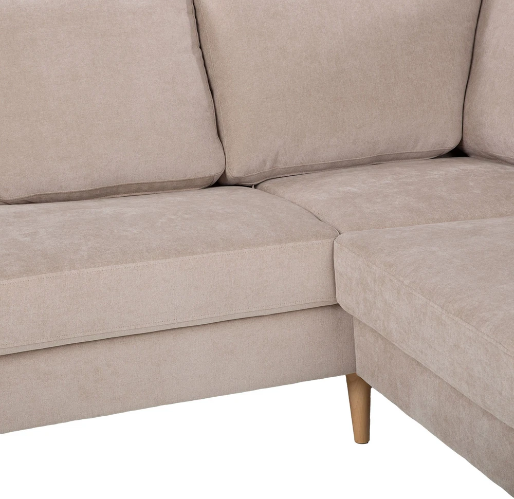 Kampinė sofa „HANSON LC“, smėlio spalvos