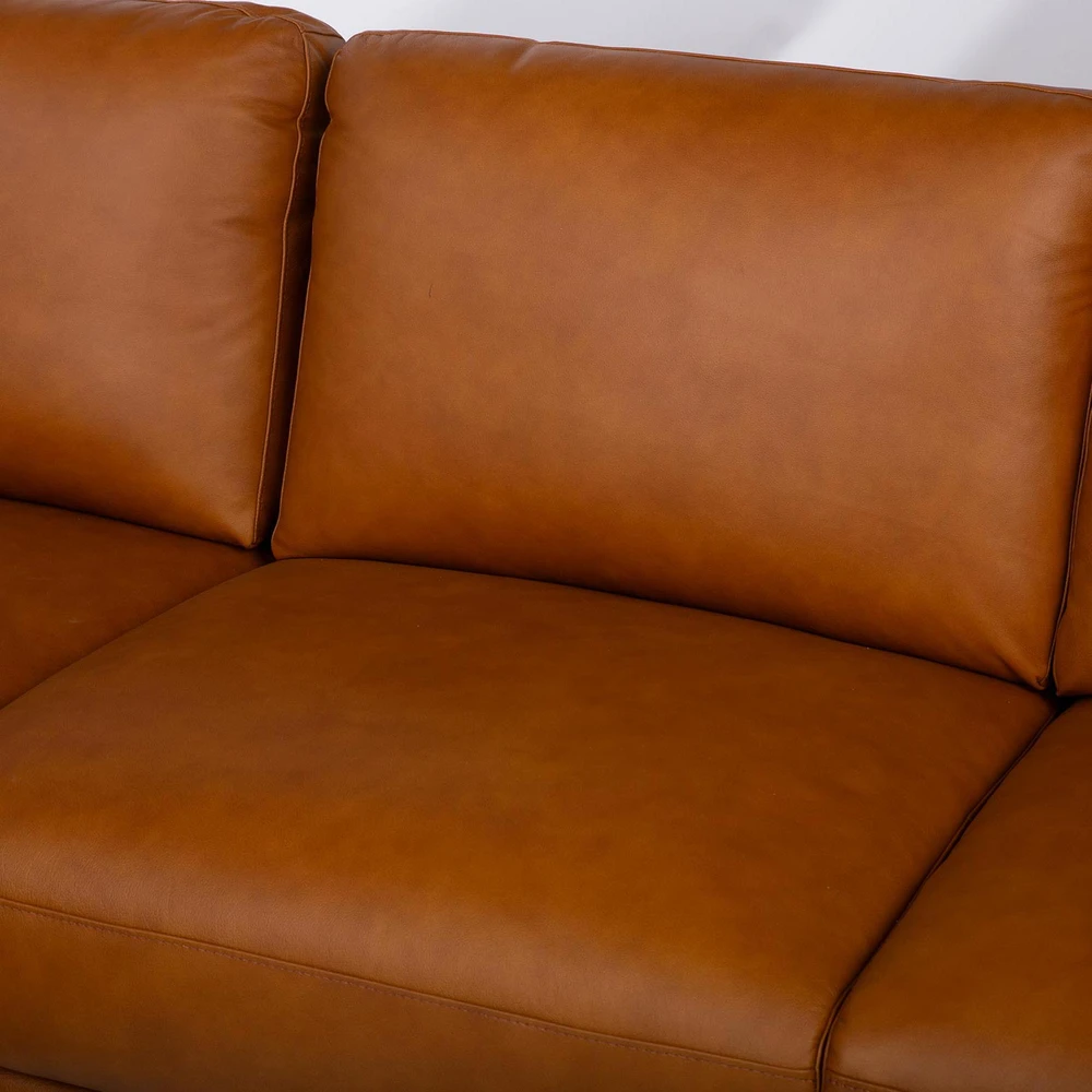 Lova Home4You Kampinė sofa „HAVANNA LC“, konjako rudos spalvos