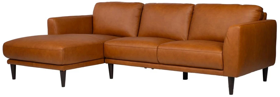 Lova Home4You Kampinė sofa „HAVANNA LC“, konjako rudos spalvos