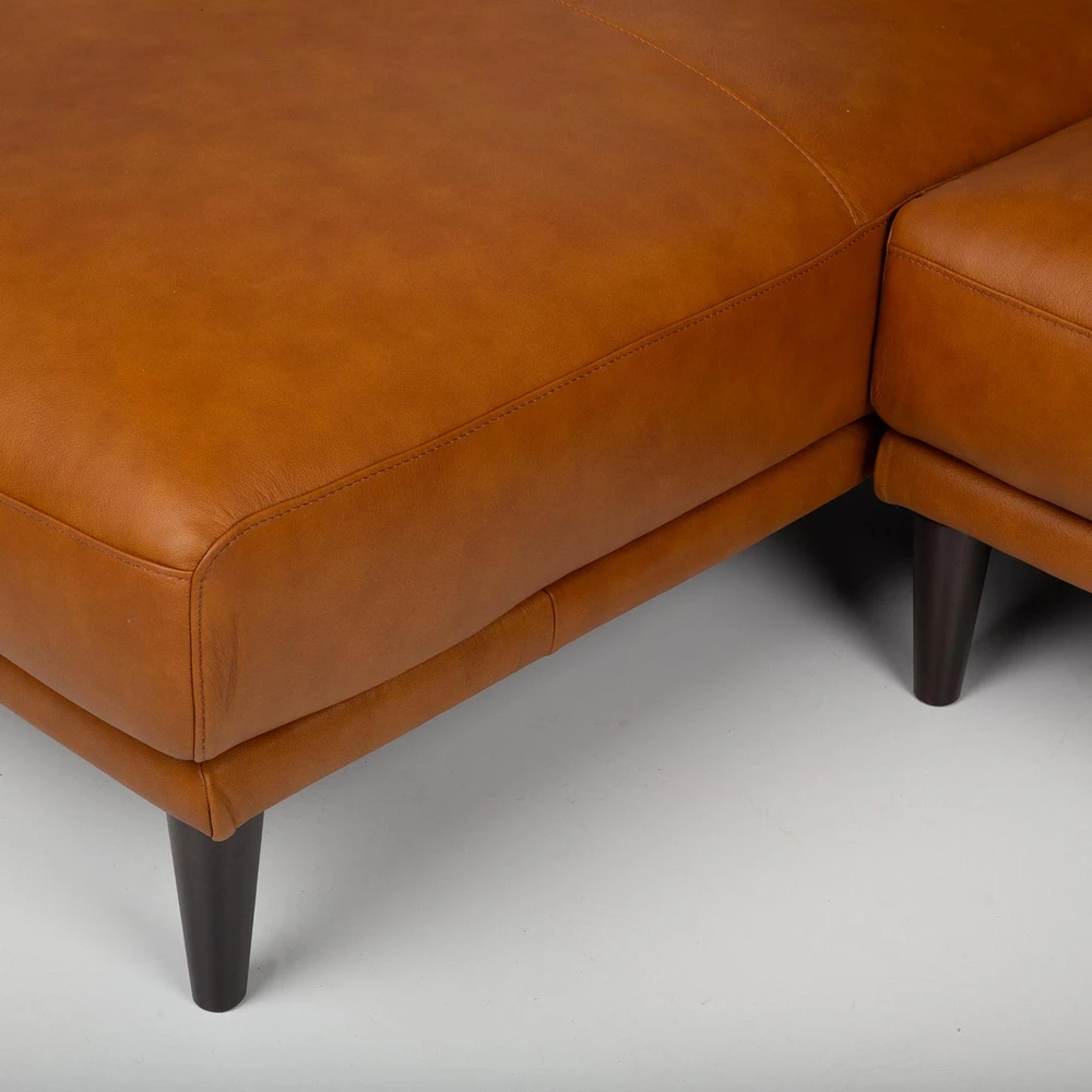 Lova Home4You Kampinė sofa „HAVANNA LC“, konjako rudos spalvos