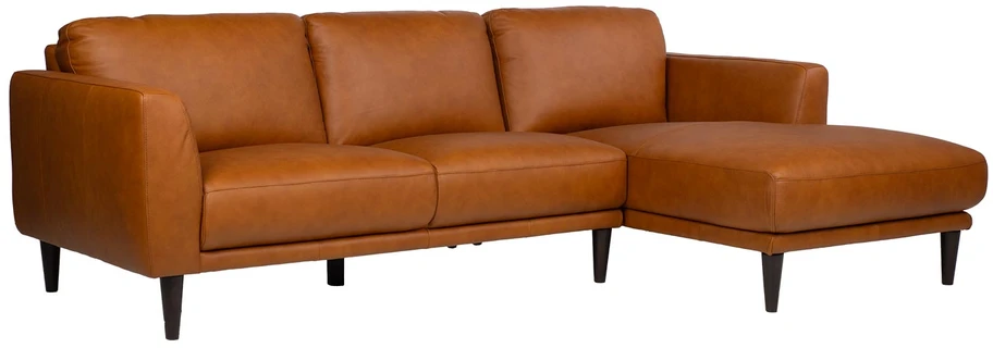 Lova Home4You Kampinė sofa „HAVANNA RC“, konjako rudos spalvos