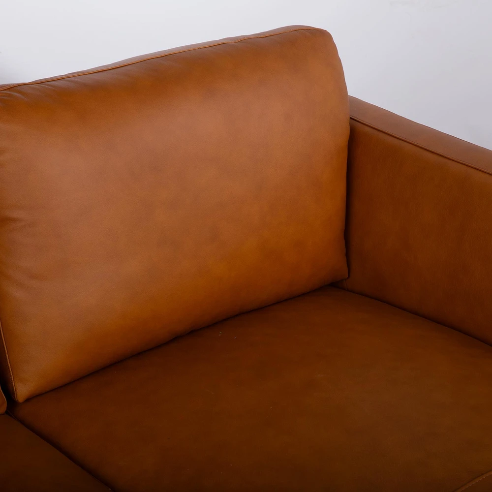 Lova Home4You Kampinė sofa „HAVANNA RC“, konjako rudos spalvos