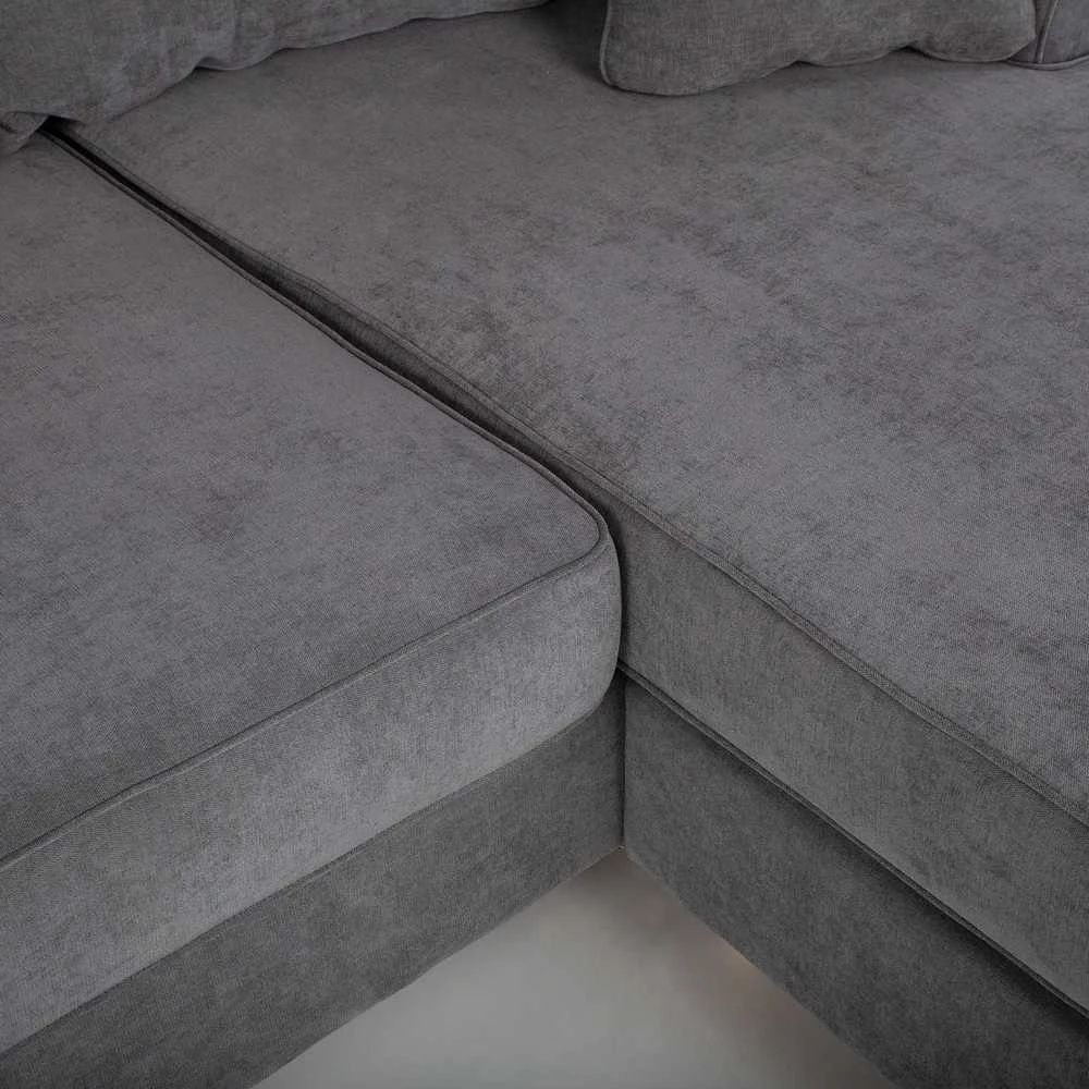 Home4You Kampinė sofa „JAMAICA“, pilkos spalvos