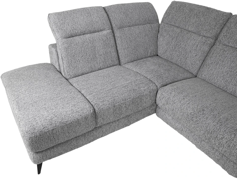 Lova Kampinė sofa „LUISA LC“, su elektrine atlošimo funkcija, pilka