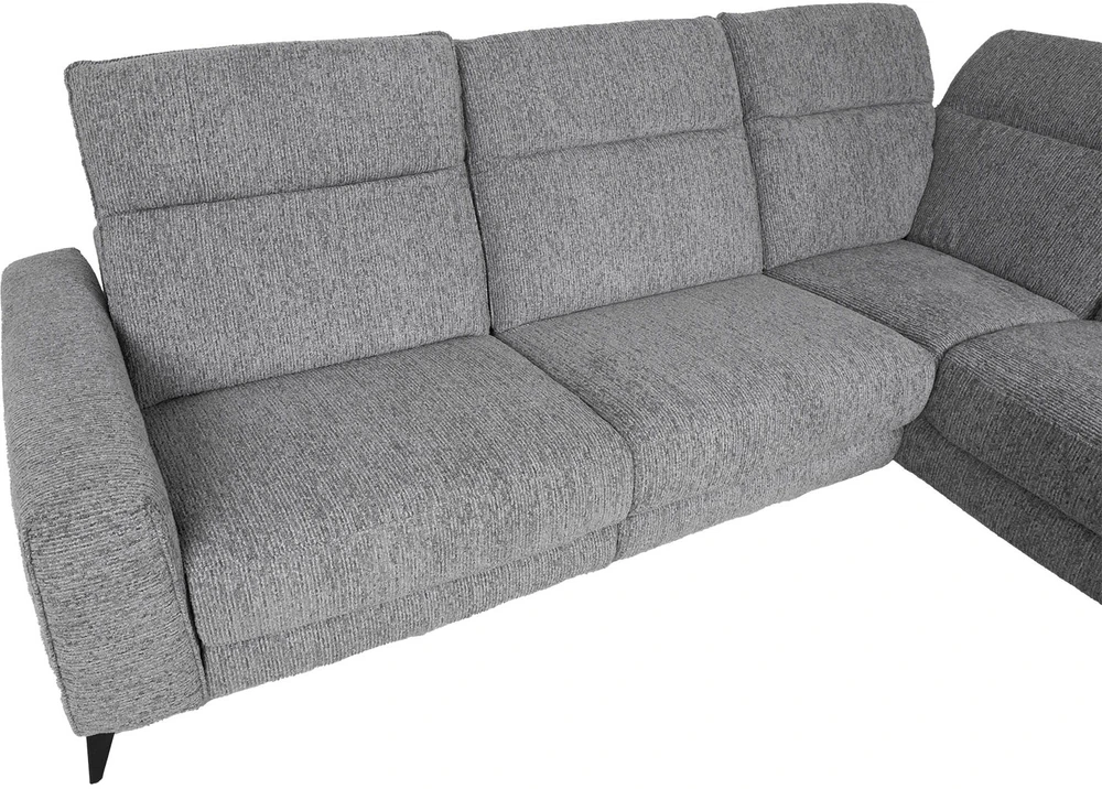 Lova Kampinė sofa „LUISA RC“, su elektrine atlošimo funkcija, pilka