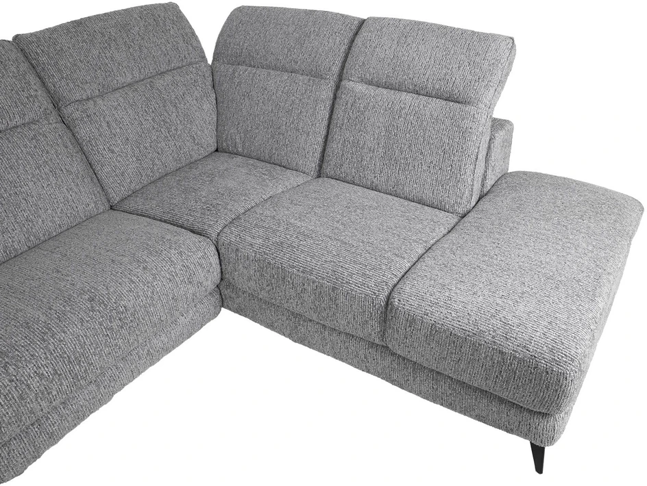 Lova Kampinė sofa „LUISA RC“, su elektrine atlošimo funkcija, pilka