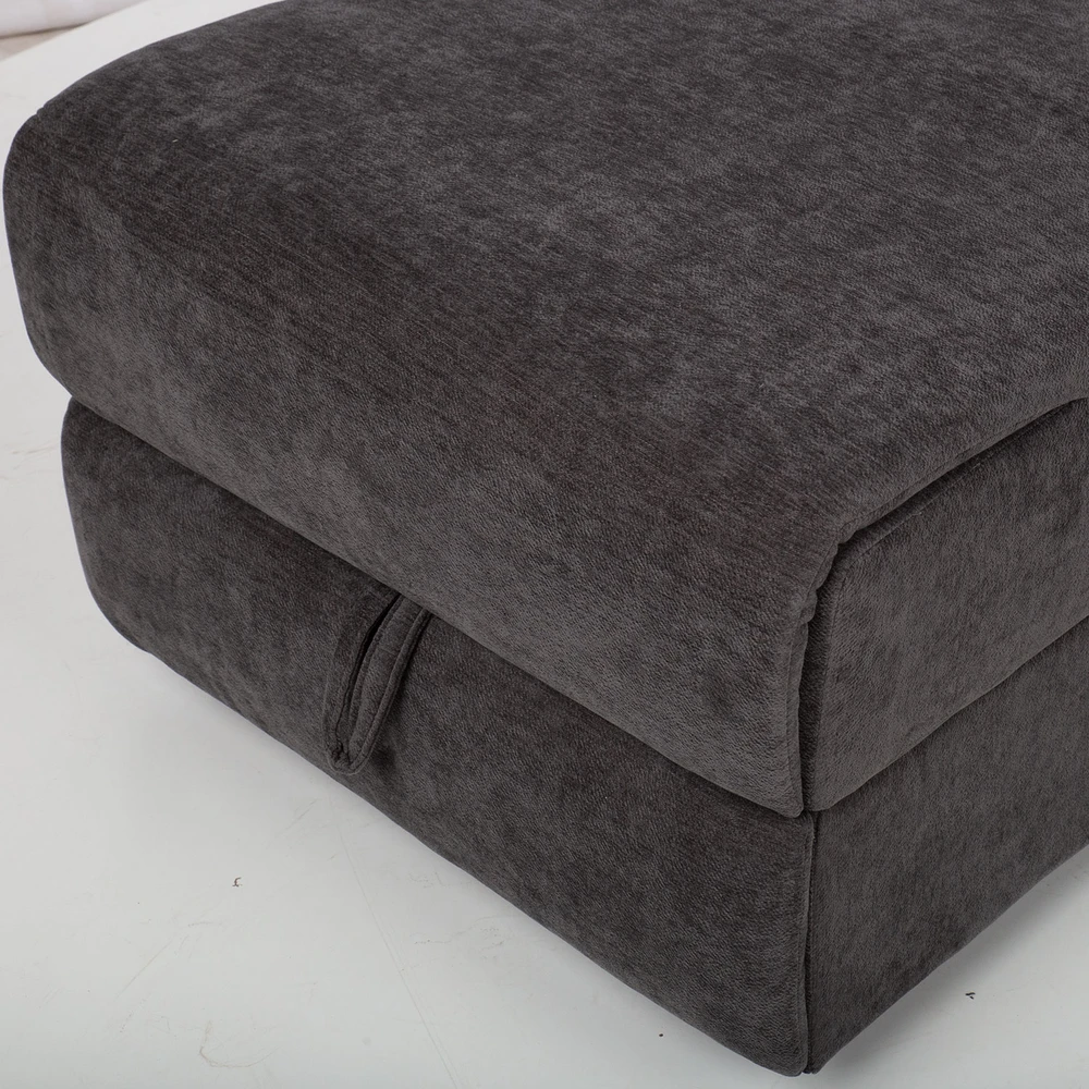 Lova Kampinė sofa „PROVENCE LC“, su elektrine arba rankine atlošimo funkcija, tamsiai pilka