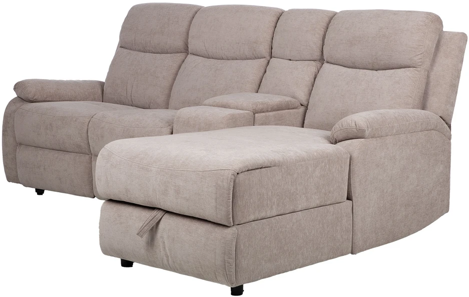 Lova Kampinė sofa „PROVENCE RC“, su elektrine arba rankine atlošimo funkcija, šviesiai pilkos spalvos
