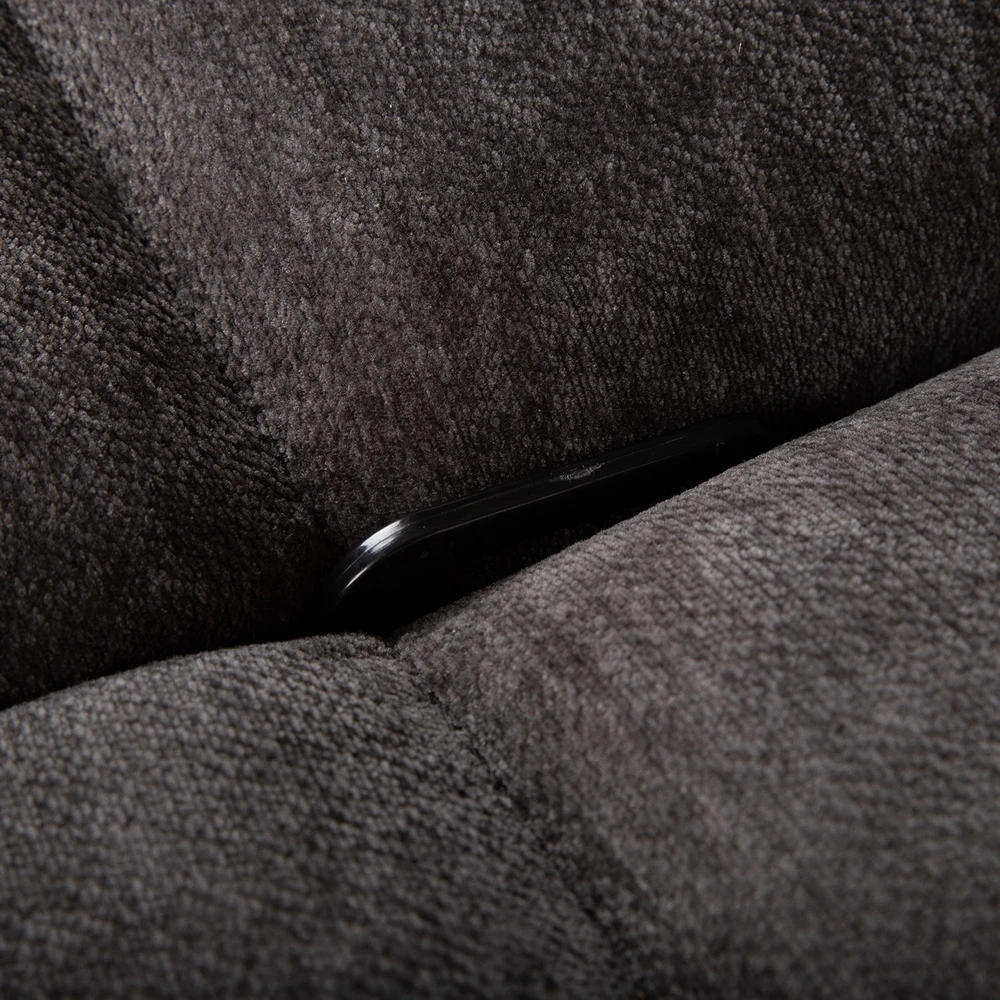 Lova Kampinė sofa „PROVENCE RC“, su elektrine arba rankine atlošimo funkcija, tamsiai pilka