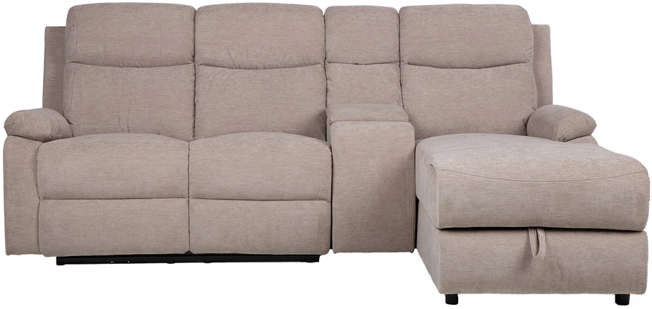 Lova Kampinė sofa „PROVENCE RC“, su elektrine arba rankine atlošimo funkcija, šviesiai pilkos spalvos