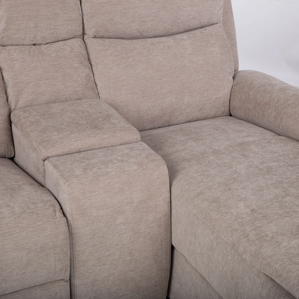 Lova Kampinė sofa „PROVENCE RC“, su elektrine arba rankine atlošimo funkcija, šviesiai pilkos spalvos