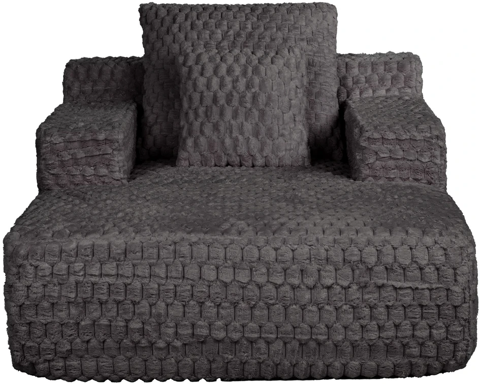 Lova Gulimoji sofa „FIZZY“, tamsiai pilkos spalvos