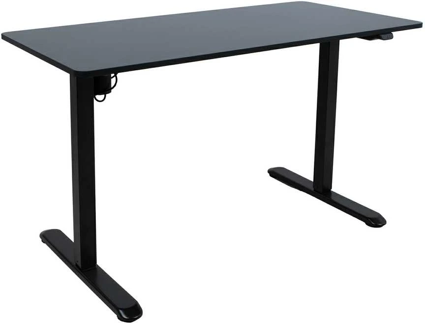 Juodas reguliuojamo aukščio stalas Ergo Light