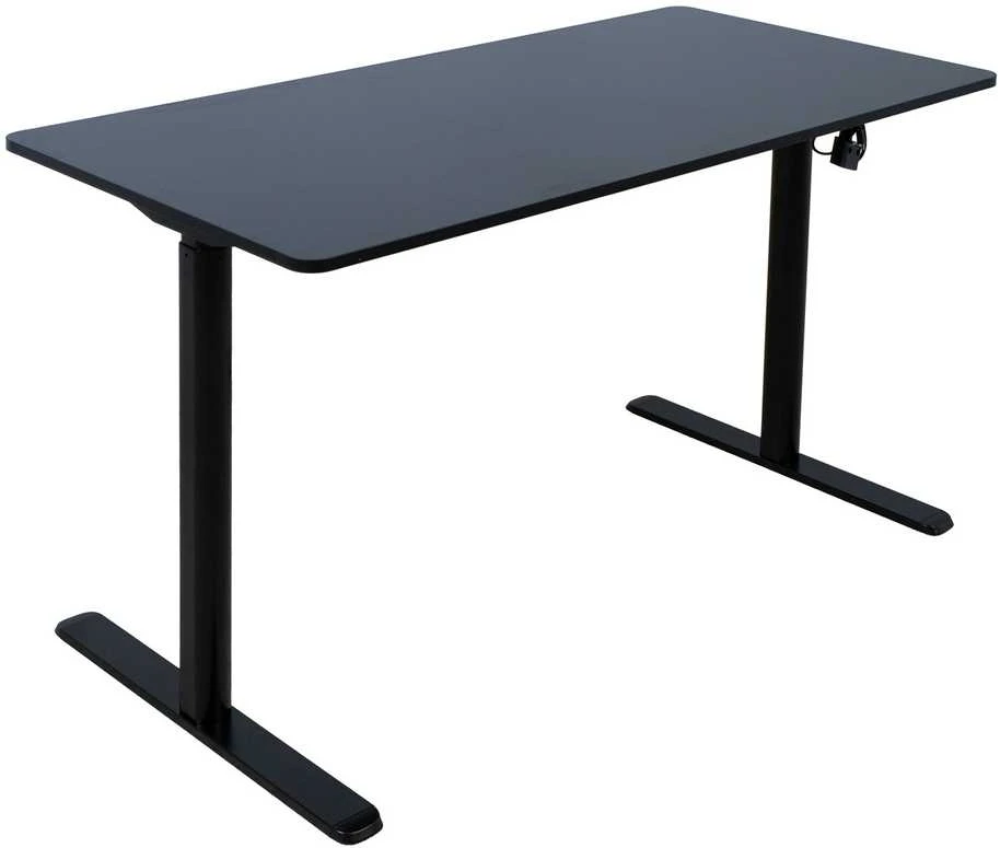 Juodas reguliuojamo aukščio stalas ERGO LIGHT