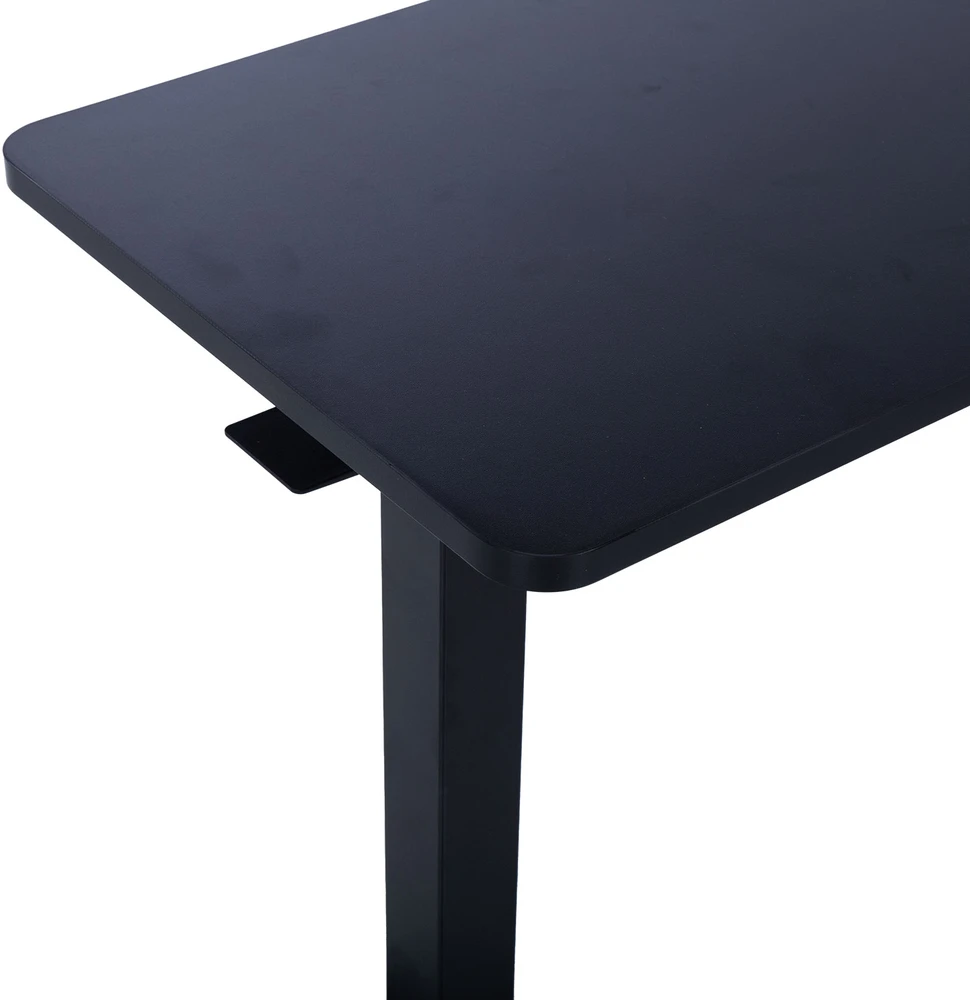 Home4You Stalas ERGO su viena koja 70x40x66-106 cm, rankinis valdymas, juodas