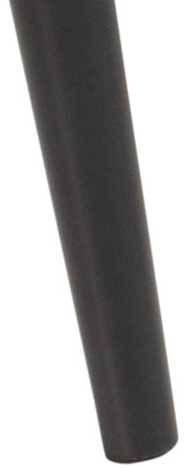 Home4You Stalas NEPTUN 110x50xh77cm, juodos spalvos