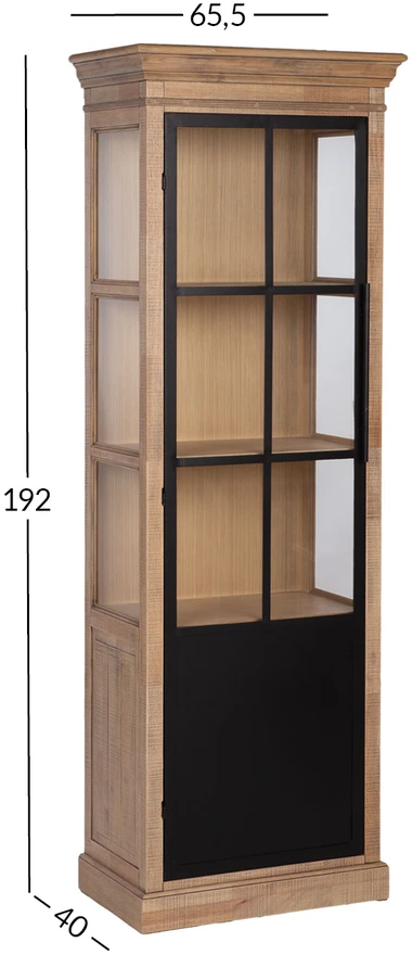 Vitrina „MONACO“ 65,5 x 40 x H192 cm